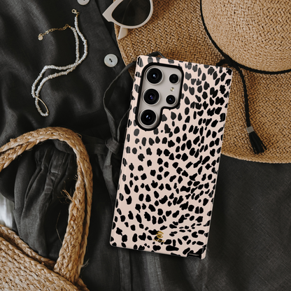 Beige Animal Print Samsung Tough Case
