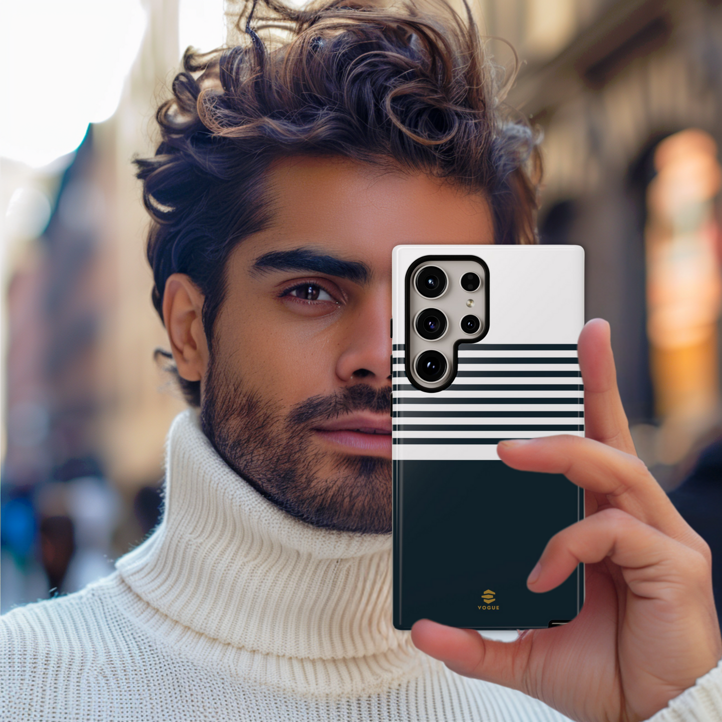 Funda minimalista para teléfono Samsung