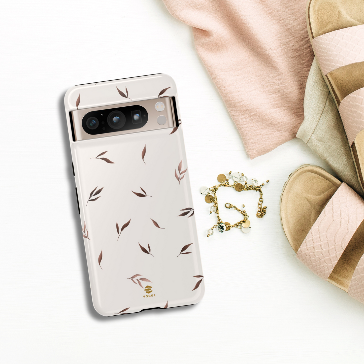 Beige Serenity Google Tough Case