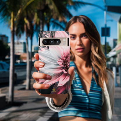 Pink Sunflower Google Pixel Tough Case
