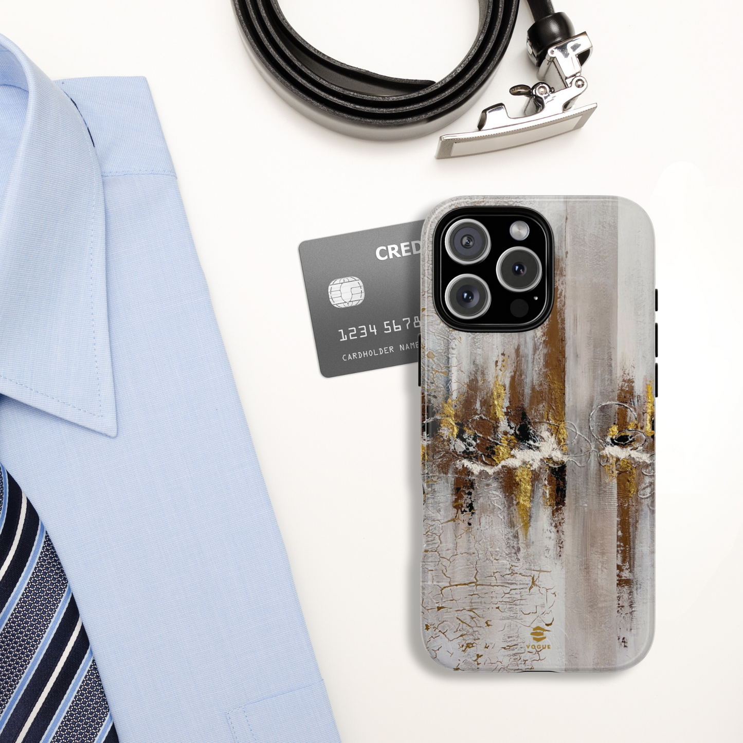 Funda para iPhone con ritmo de paisaje urbano abstracto