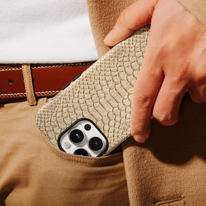 iPhone-Hülle mit Schlangenhaut-Design