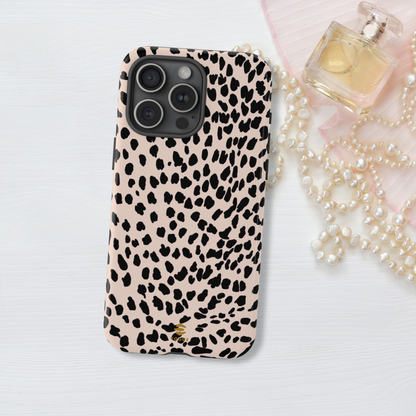 Beige Animal Print iPhone Tough Case