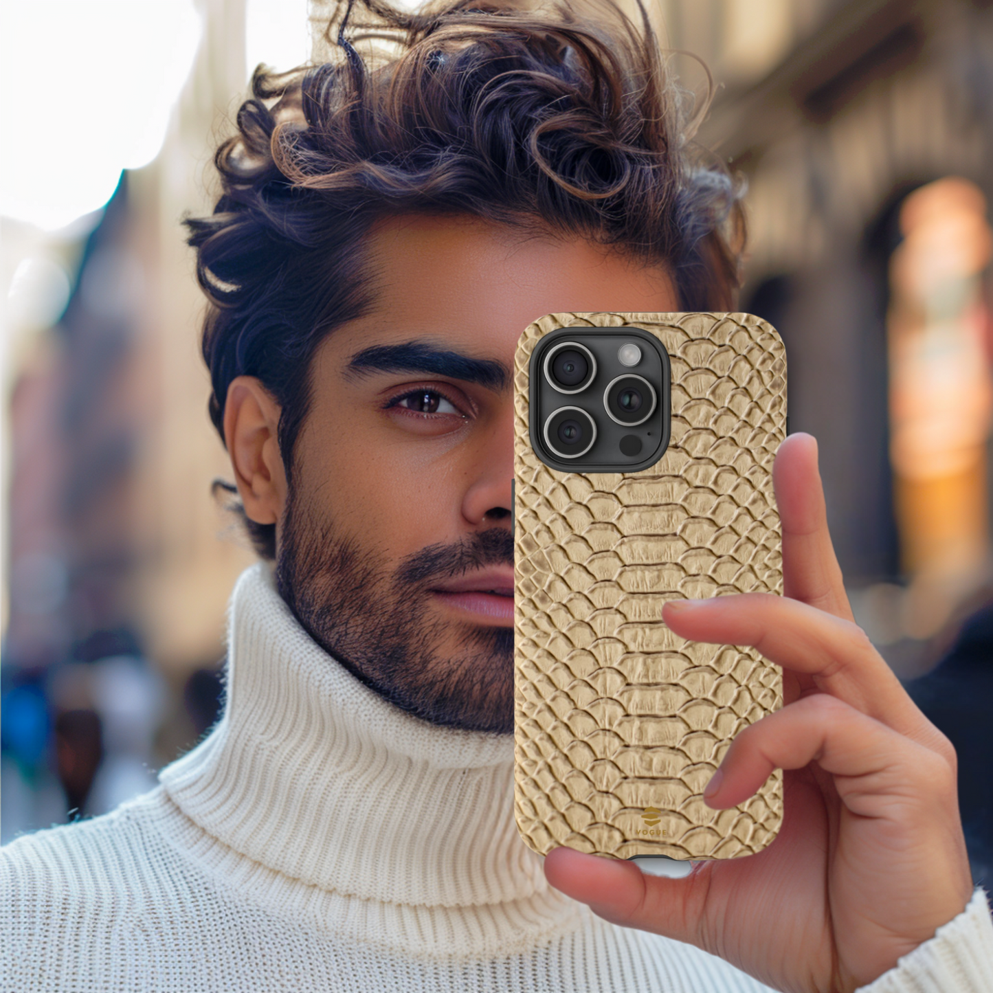 iPhone-Hülle mit Schlangenhaut-Design