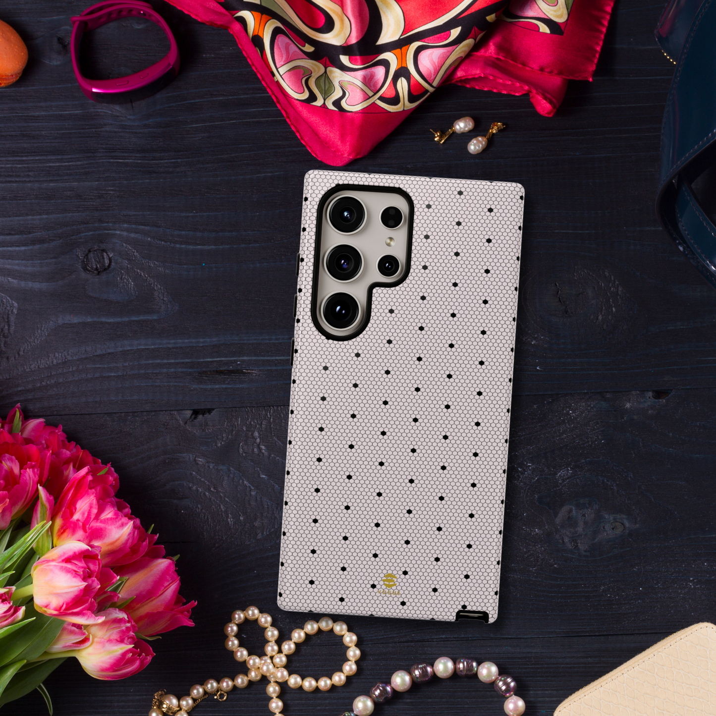 Blush Lace Allure Samsung Tough Case