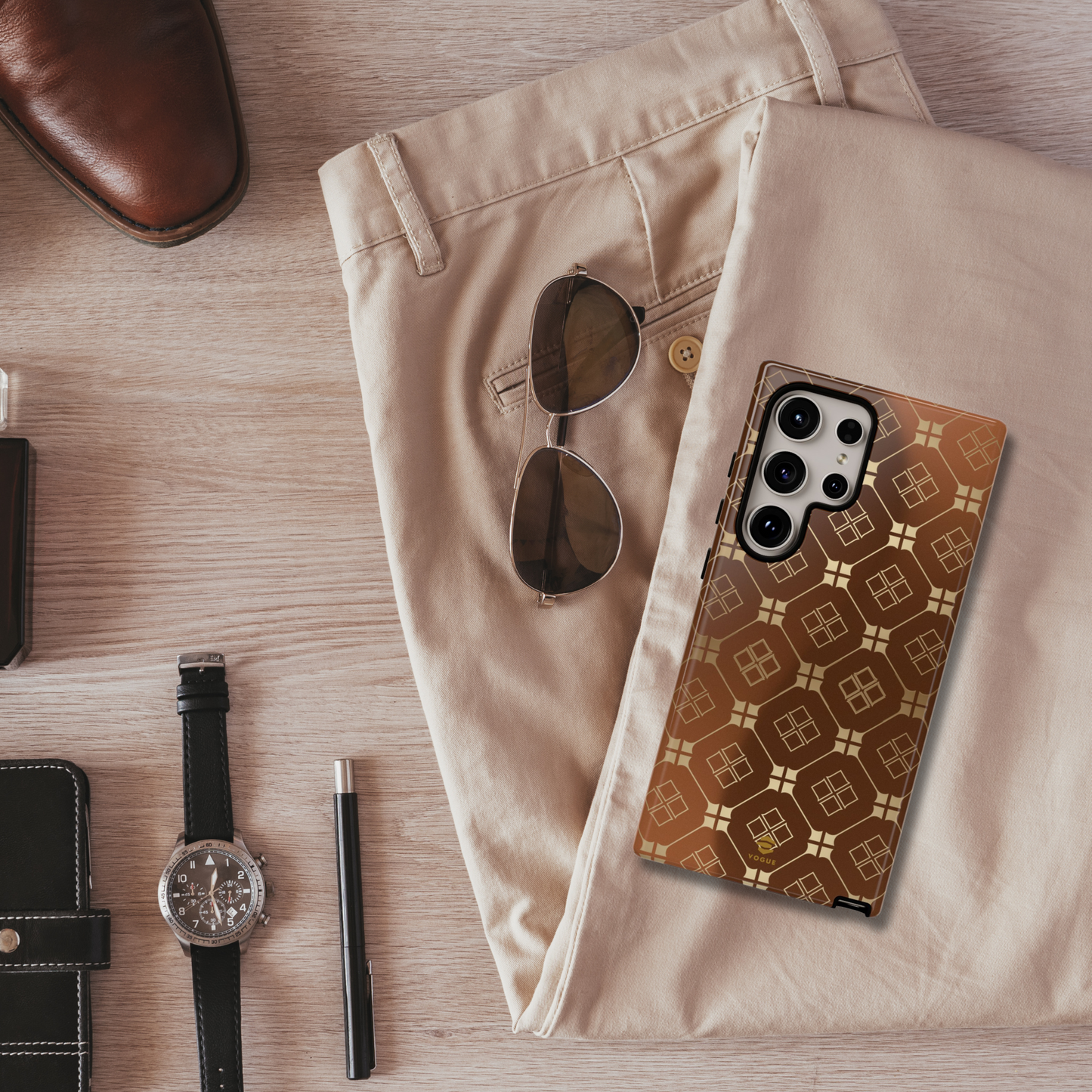 Funda Samsung con diseño de caballero