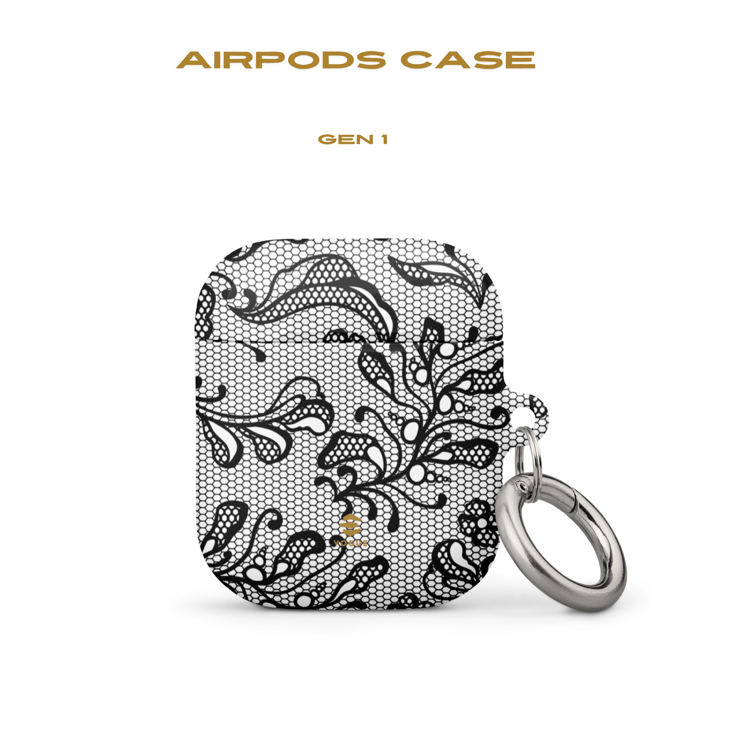 Lace Noir AirPod Cases