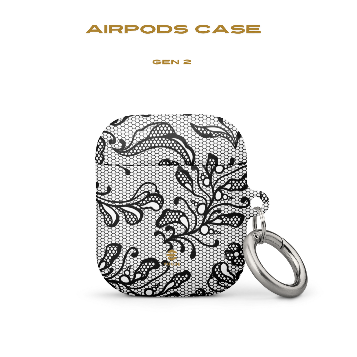 Lace Noir AirPod Cases