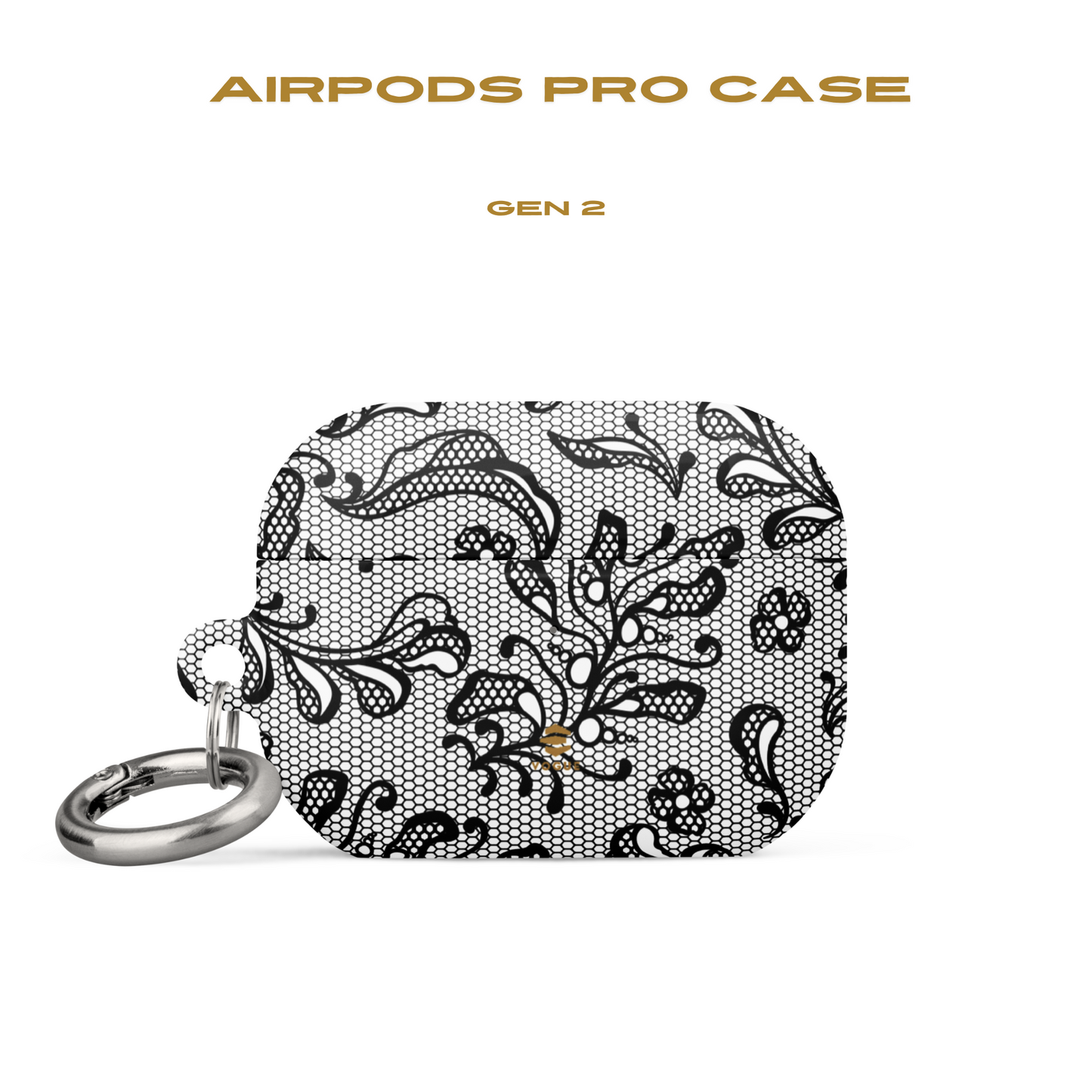 Lace Noir AirPod Cases