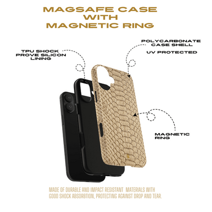 Beige Hiss MagSafe iPhone Case