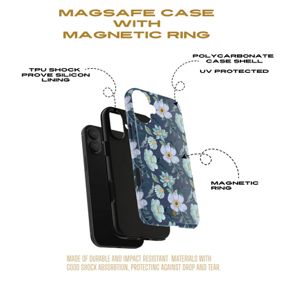 Midnight Blossom MagSafe iPhone Case