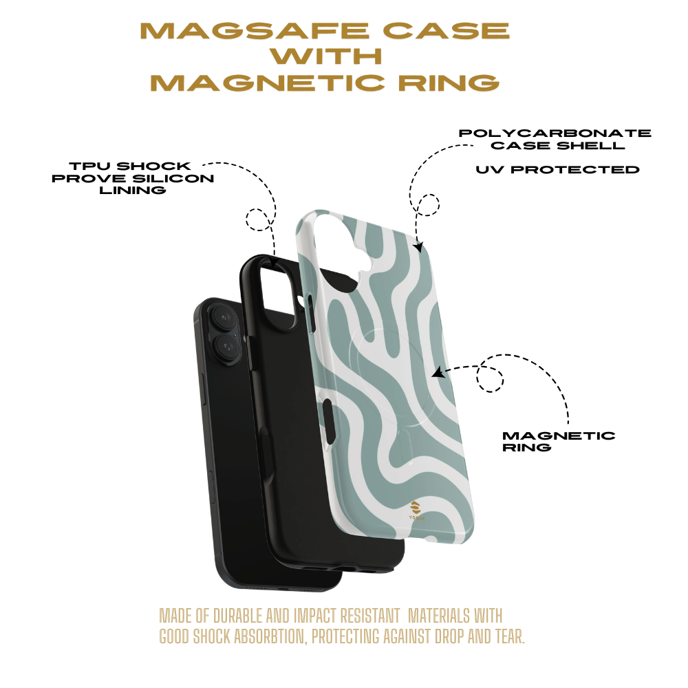 Crazy Abstract Lines MagSafe iPhone Case