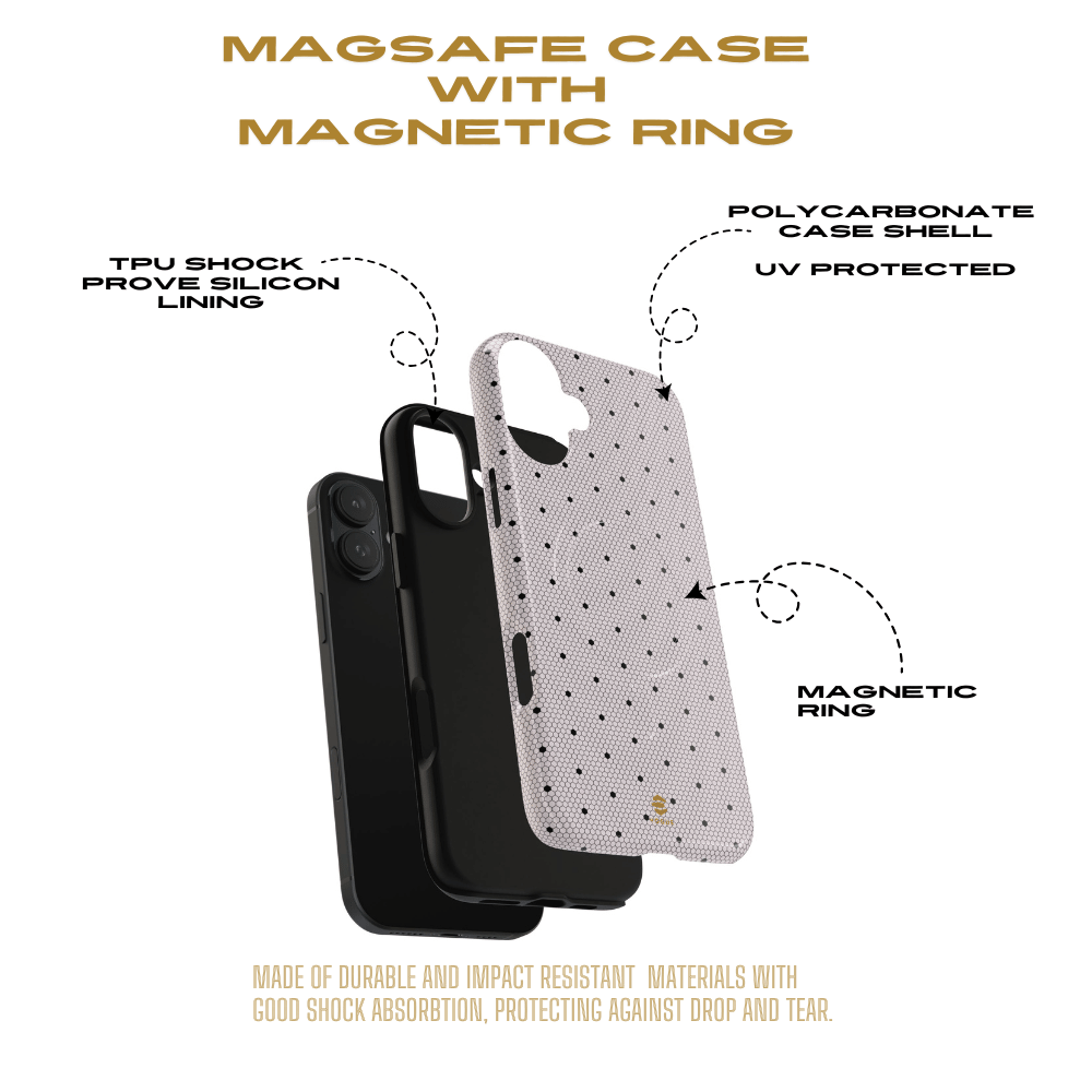 Blush Lace Allure MagSafe iPhone Case