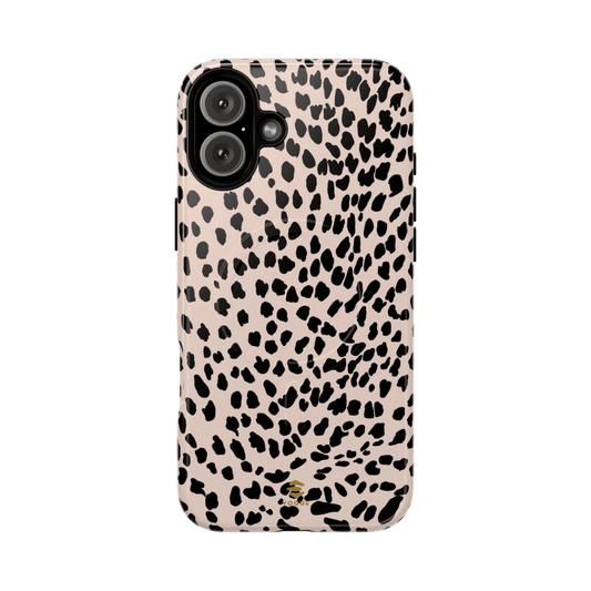 Beige Animal Print MagSafe iPhone Case