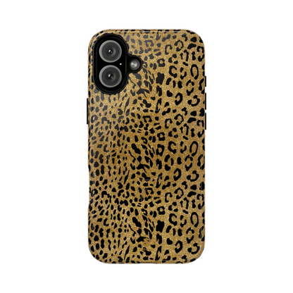 Gold Leopard MagSafe iPhone Case