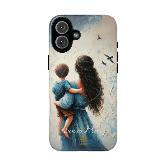 Custom Son & Mom Magsafe Phone Case