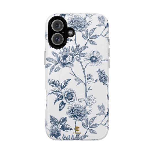 Floral Line Art Magsafe Phone Case