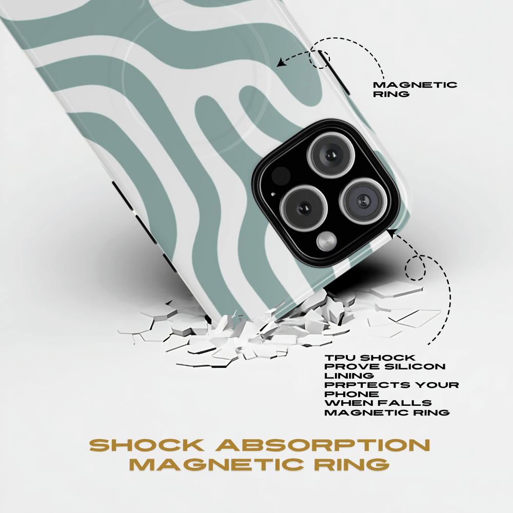 Crazy Abstract Lines MagSafe iPhone Case