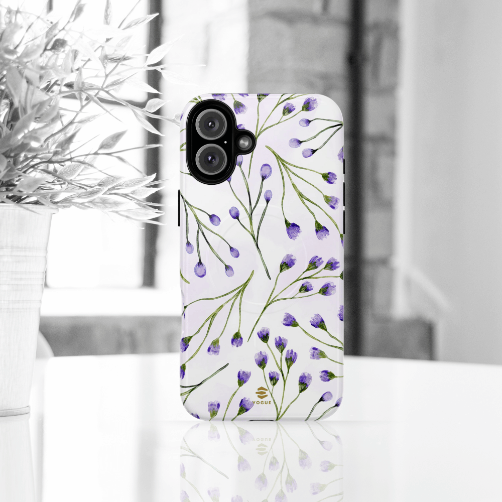 Lilac Blossom MagSafe iPhone Case