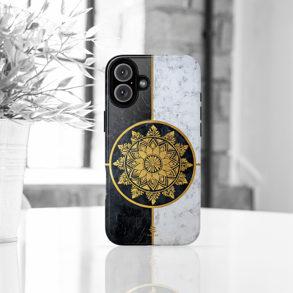 Gold Mandala MagSafe iPhone Case