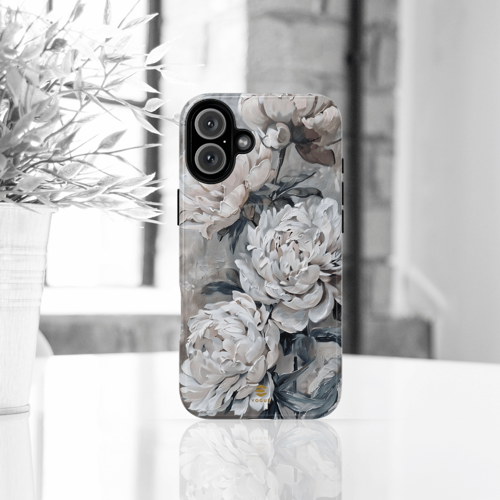 Peony Painting MagSafe iPhone Case