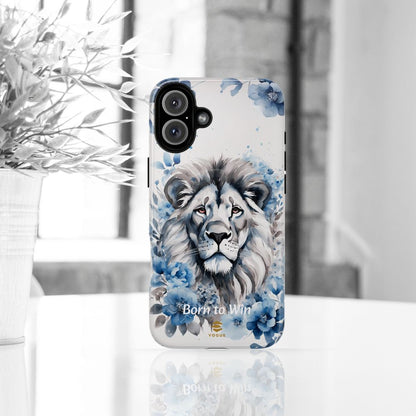 Lion Born to Win MagSafe Phone Case