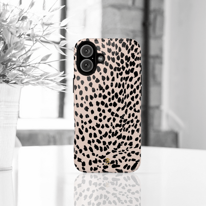 Beige Animal Print MagSafe iPhone Case