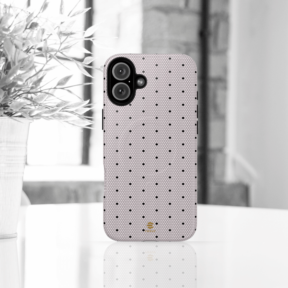 Blush Lace Allure MagSafe iPhone Case