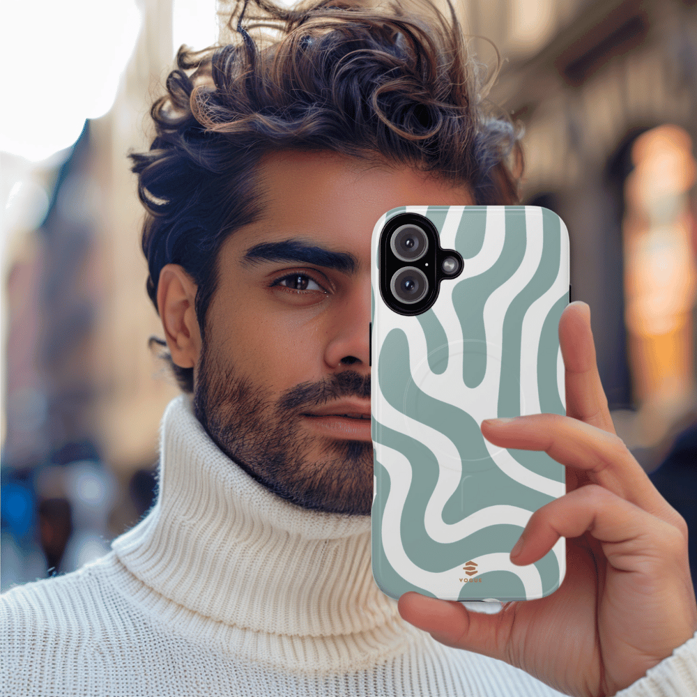 Crazy Abstract Lines MagSafe iPhone Case