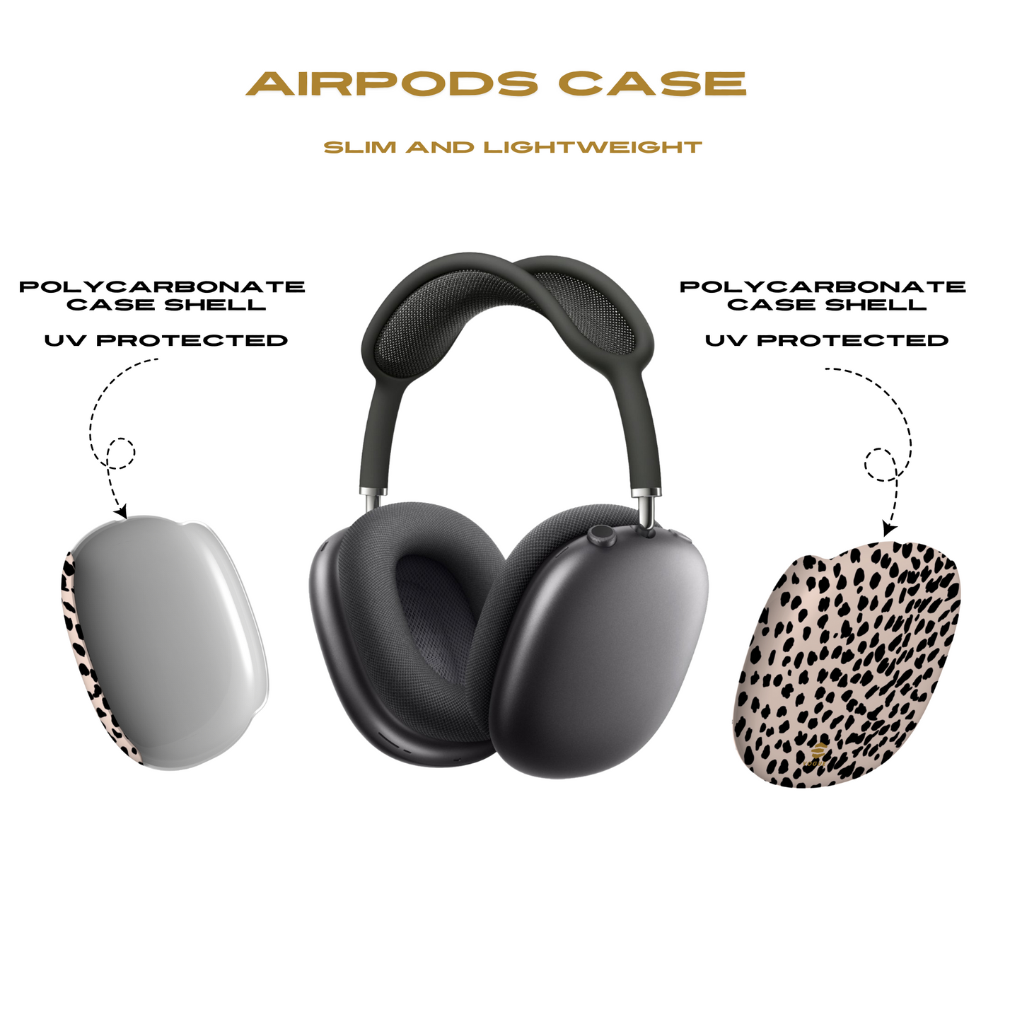 AirPod Max-Hüllen mit nacktem Animalprint