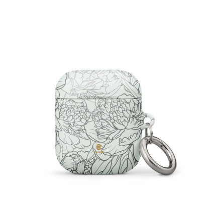 Sage Peony Garden AirPod Cases