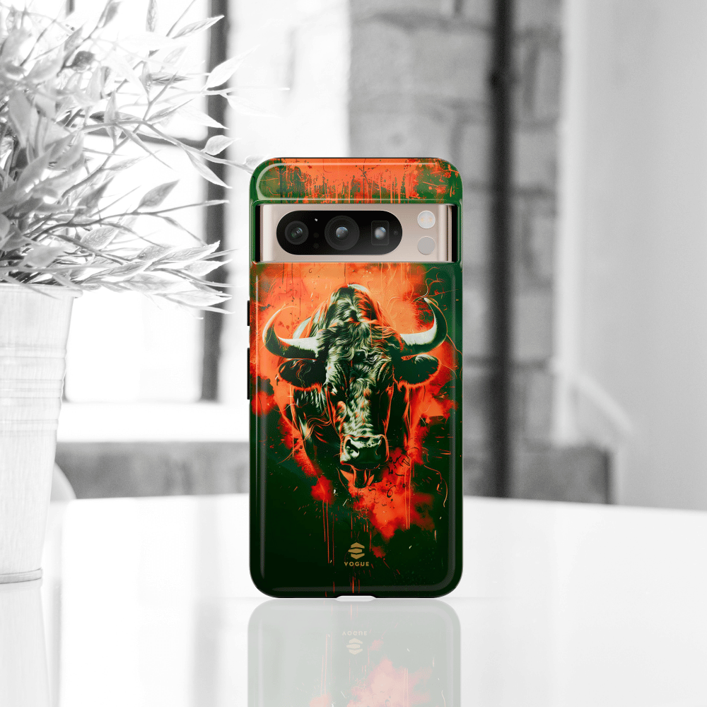 Green Bull Google Pixel Tough Case