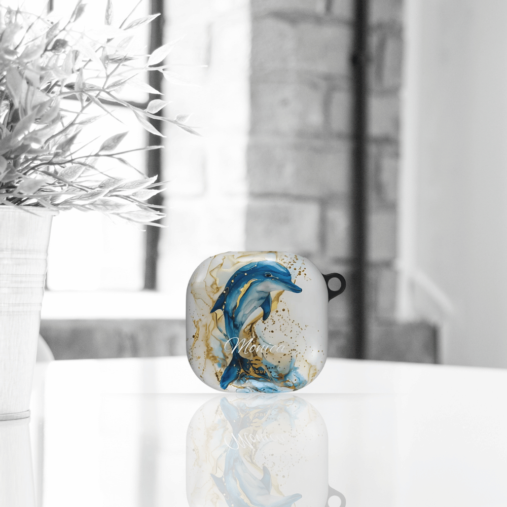 Custom Dolphin Samsung Buds Case