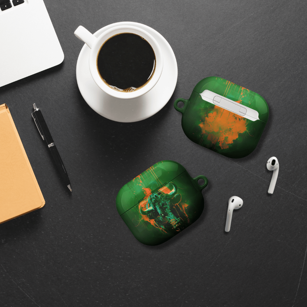 Green Bull AirPod Case