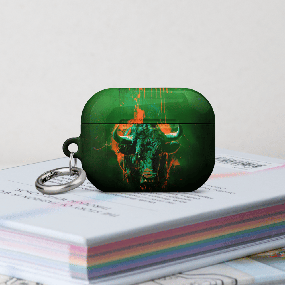 Green Bull AirPod Case