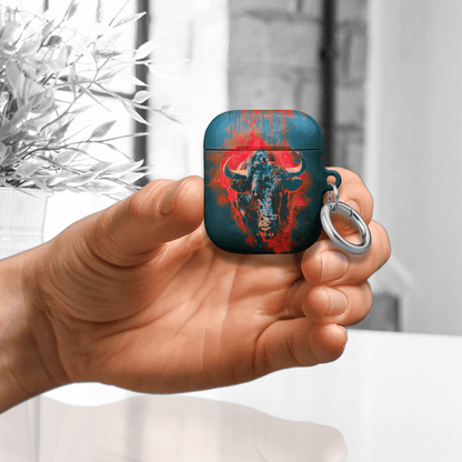 Bull Teal AirPod Case