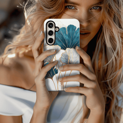 Botanical Line Art Tough Phone Case Samsung