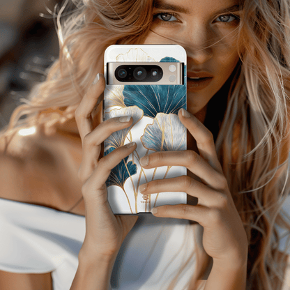Botanical Line Art Tough Phone Case Google