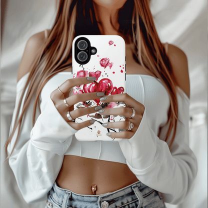 Abstract Heart Design - Phone Case MagSafe, Love, Valentine's Day Gift for Her