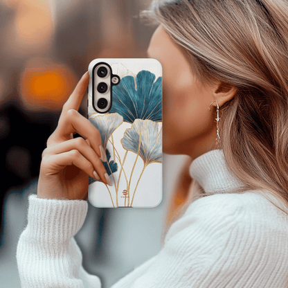 Botanical Line Art Tough Phone Case Samsung
